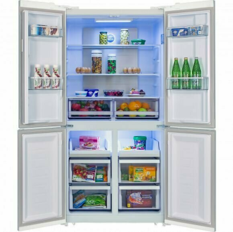 Детальное фото товара: Холодильник Hiberg RFQ-500DX NFDs inverter темный камень