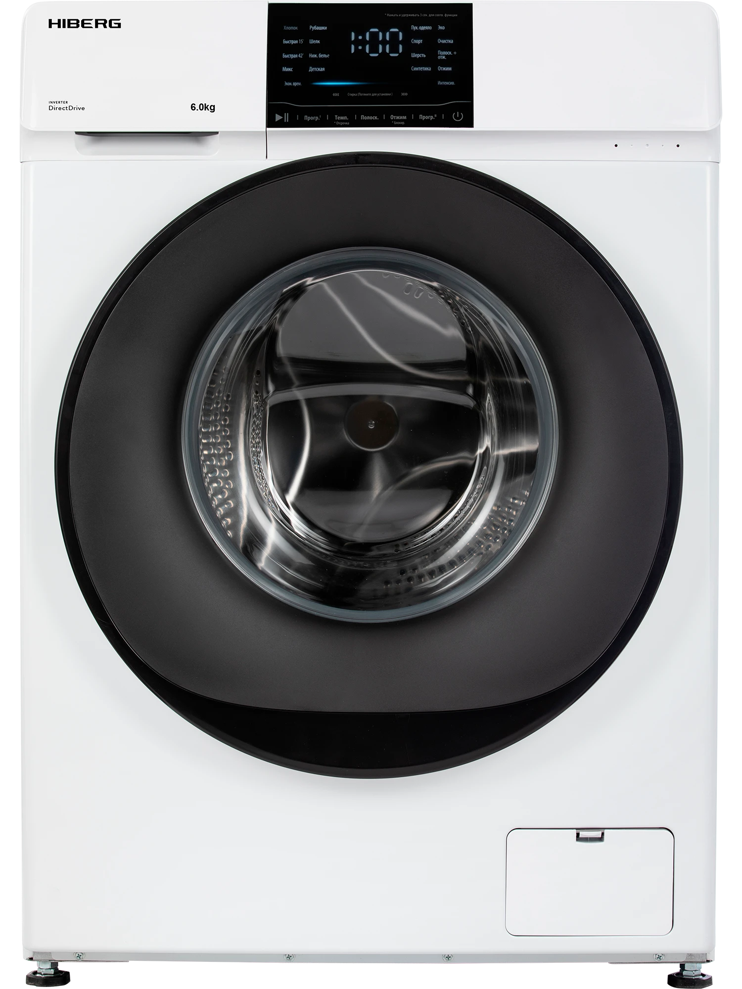 Фото товара: Стиральная машина Hiberg i-DDQ6-612 W